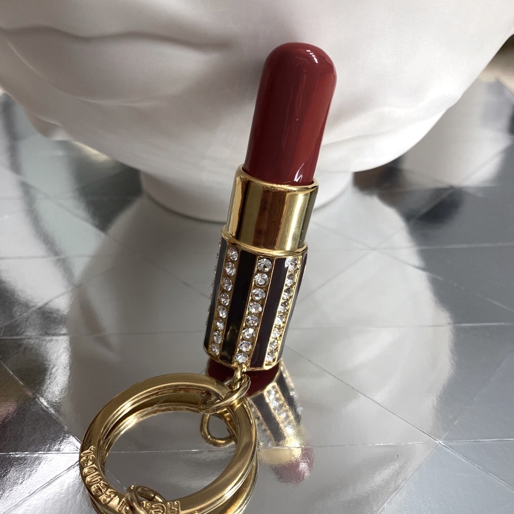 Henri Bendel Lipstick Keychain Bag Charm